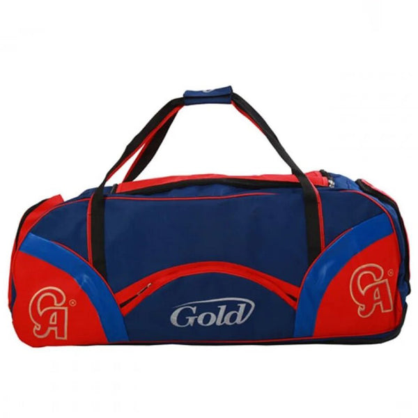 CA Cricket kit Bag- Plus 3000 with Wheels- Blue/Red