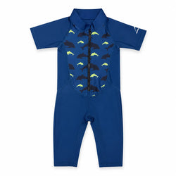 APOLLO 2651 651 150625 SPANDEX Junior Swimsuit - Blue