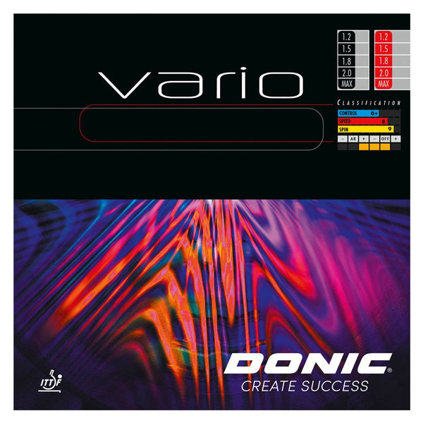 Donic Table Tennis Rubber - Vario Max - Black