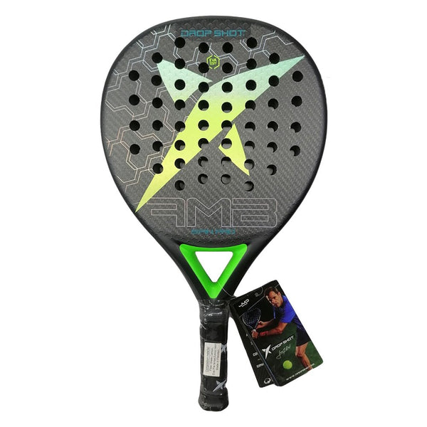 Dropshot Padel Racket - Spin FMB Pro Carbon - Black/Green