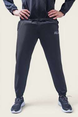 APOLLO 2511 103 060303 Micro Twill Stretch Track Pant Men's - Black