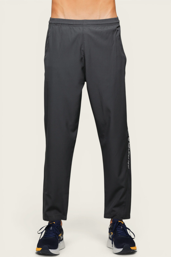 APOLLO 2511 103 060204 Micro Twill Polyester Track Pant Men's - Dark Grey