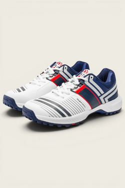 SOLM8 Cricket And Turf Shoes - S8 3.0 White/Navy