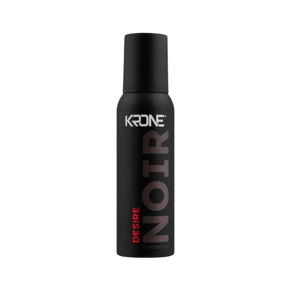 KRONE Noir Desire Gas-Free Body Spray, For Men & Women, 120ml