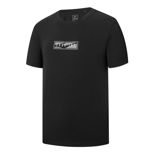 ERKE Men Crew Neck T.Shirt -  Black 11224202256-002