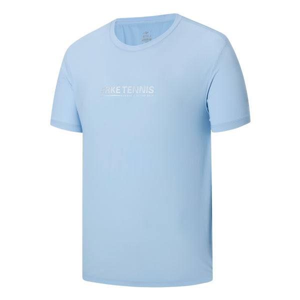 ERKE Men Crew Neck T.Shirt - Light Blue 11224202312-602