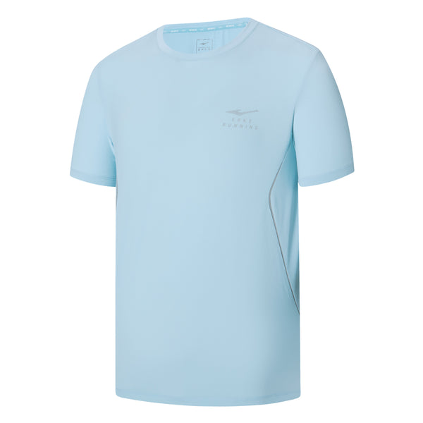 ERKE Men Crew Neck T.Shirt - Light Blue 11224202115-608