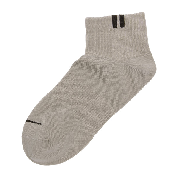 ERKE Men Flat Ankle Socks - Light Grey 11324212045-103