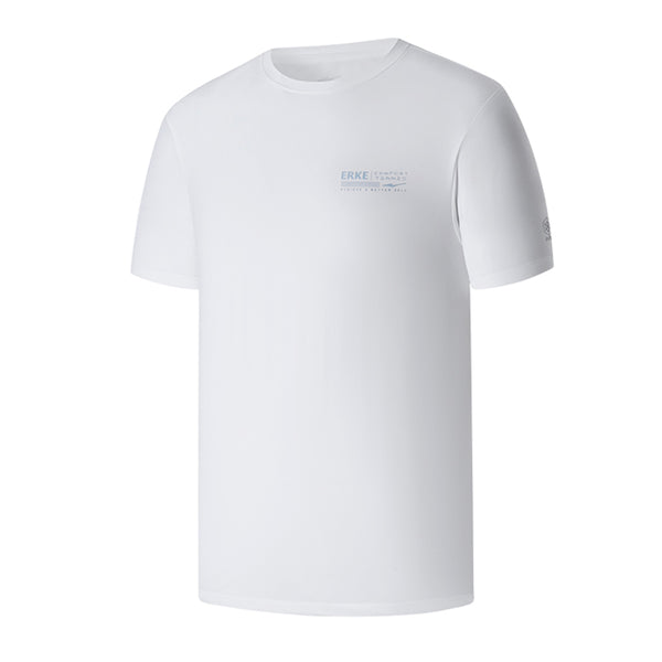 ERKE Men Tennis Jersey T-Shirt - White 11223201023-002