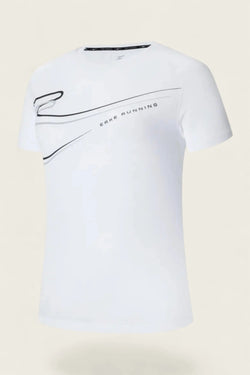 ERKE Women Crew Neck T-Shirt - White 12224202166-001