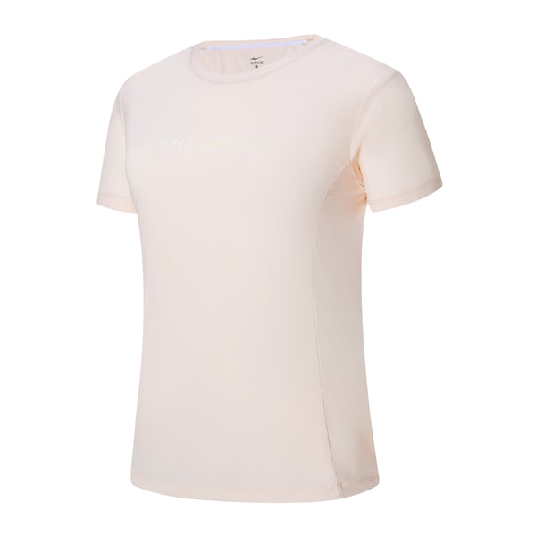 ERKE Women Crew Neck T.Shirt -  Pale Apricot 12224202304-202