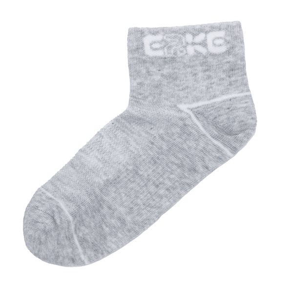 ERKE Women Flat Ankle Socks - Light Heather 12324212046-102