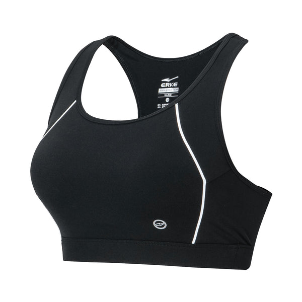 ERKE Women Sports Bra - Black 12224201170-001