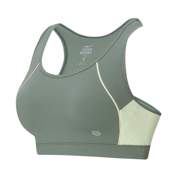 ERKE Women Sports Bra - Bambo Green 12224201170-503