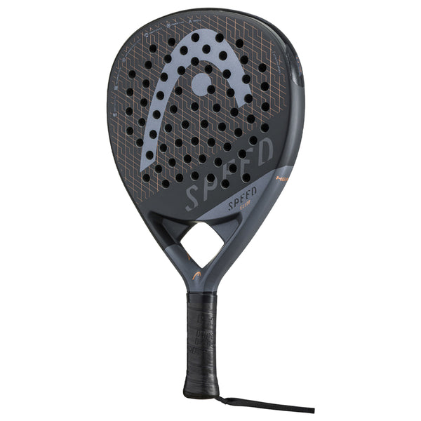 HEAD Padel Racket - Speed Elite 2023 - 370G Black/Grey