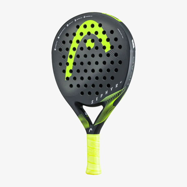 HEAD Padel Racket - Zephyr UL 2023 Black/Green 340G