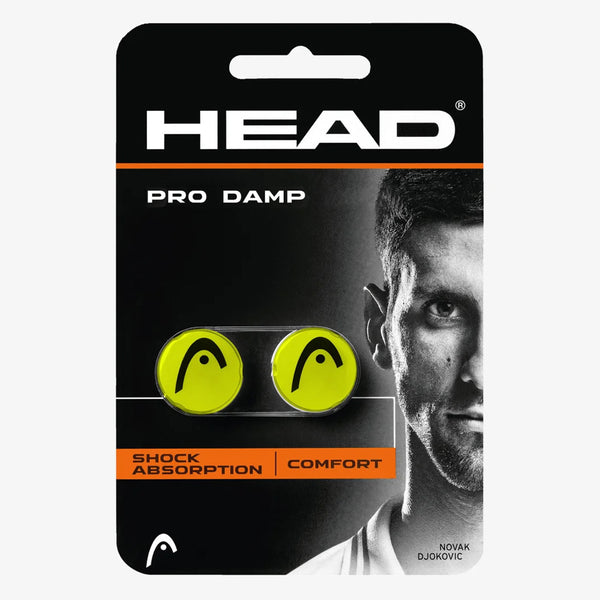 Head Tennis Racket Dampener - Pro Dampener  2Pcs Set - Yellow