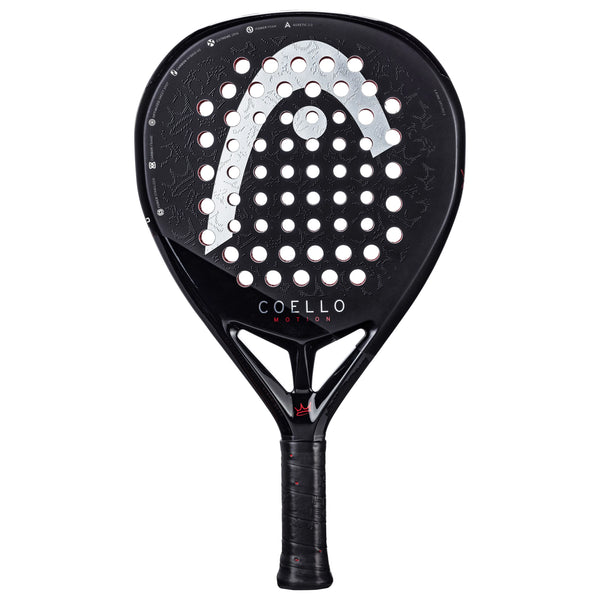 HEAD Paddle Racket - Coello Motion 2025 360G Black/Red