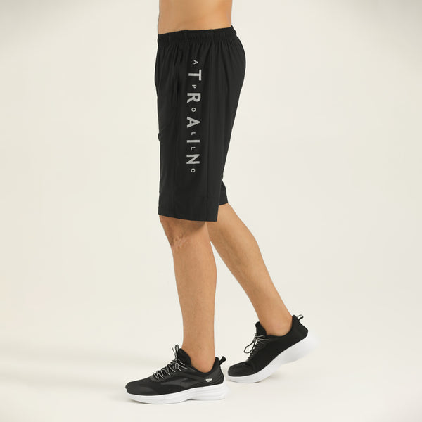 APOLLO Sports Short 11" Men's - Micro Stripe Nylon 2511 102 051912 Black