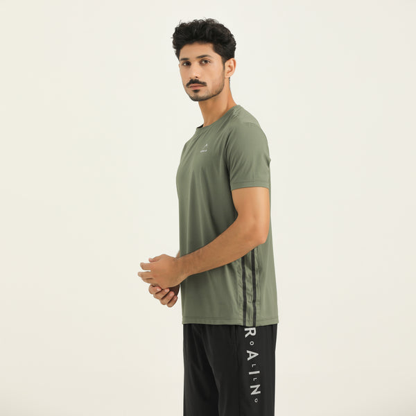 APOLLO Sports T-Shirt Men's - Dri-Fit Polyester 2511 102 020602 Dark Green
