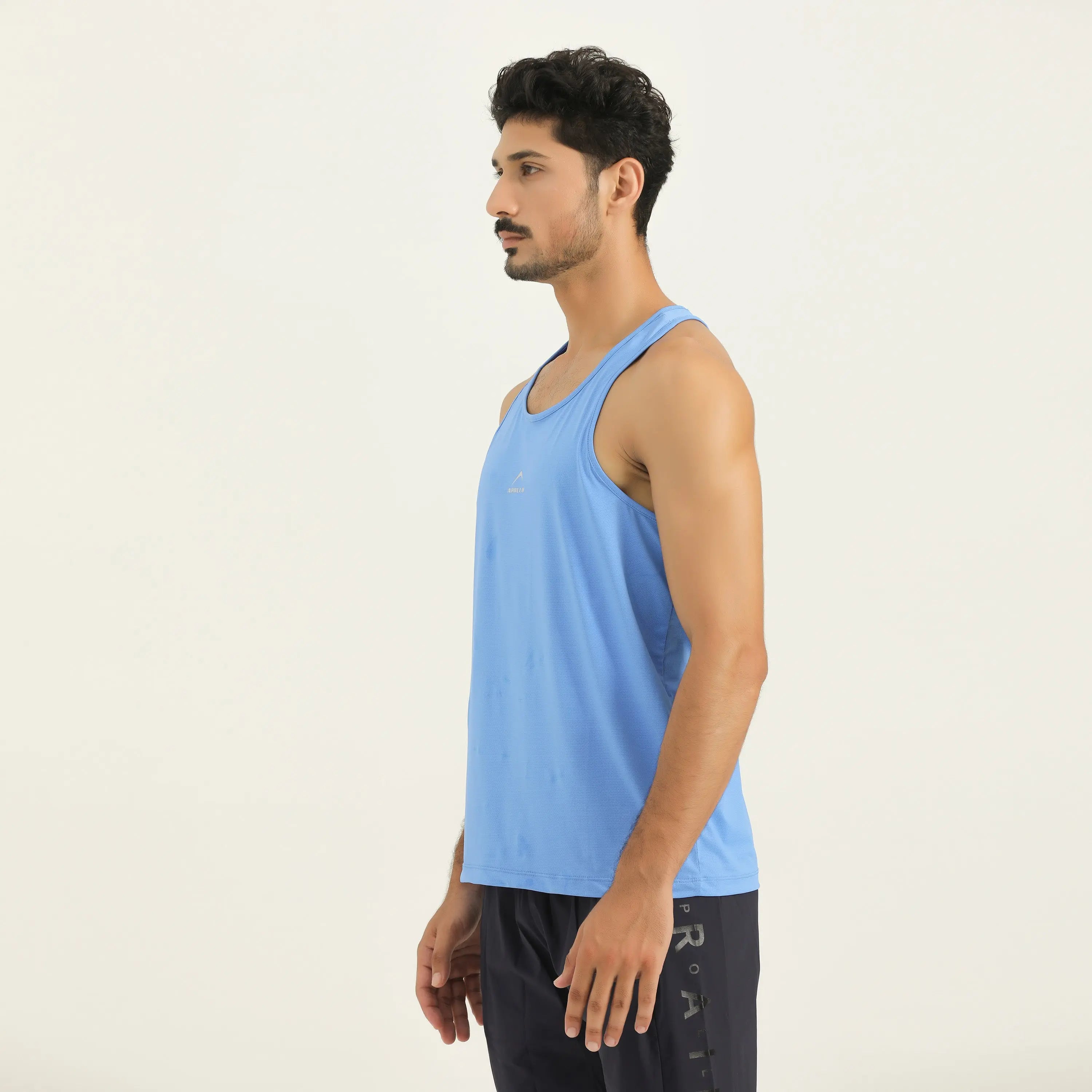 APOLLO Men's Gym Vest - Dri-Fit Nylon 2511 102 011012 Sky Blue ...