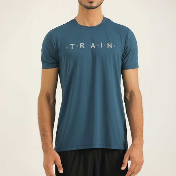 APOLLO Sports T-Shirt Men's - Dri-Fit Nylon 2511 102 021012 Blue