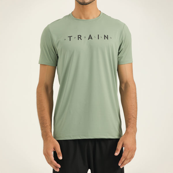 APOLLO Sports T-Shirt Men's - Dri-Fit Nylon 2511 102 021012 Green