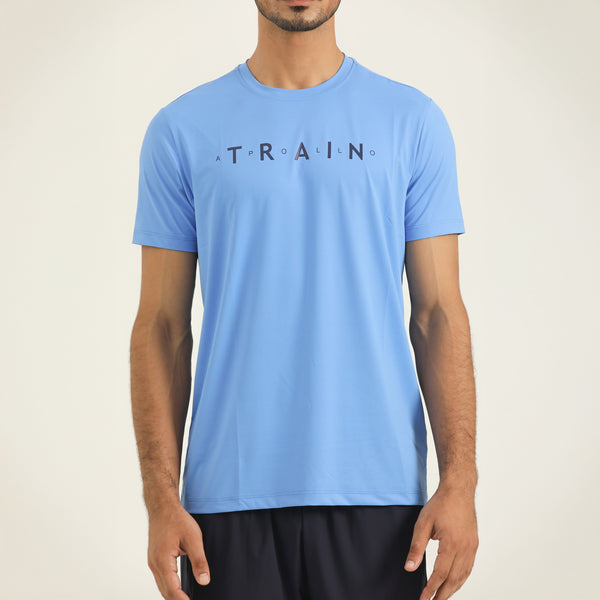 APOLLO Sports T-Shirt Men's - Dri-Fit Nylon 2511 102 021012 Sky Blue