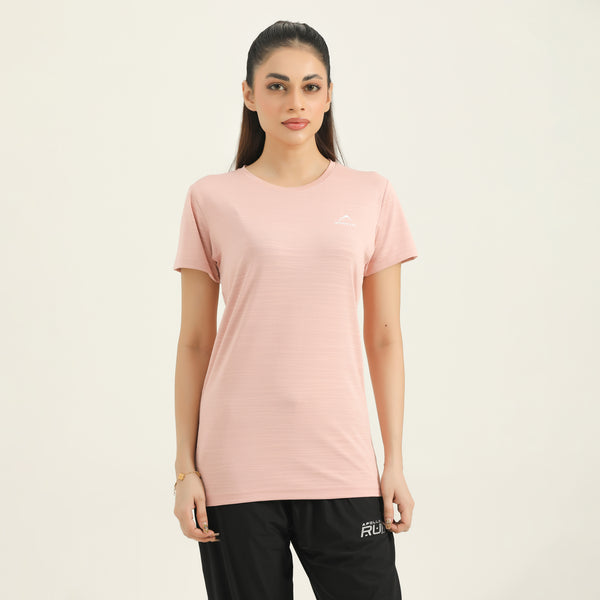 APOLLO Sports T-Shirt Women's - Dri-Fit Polyester 2512 101 020607 Pink