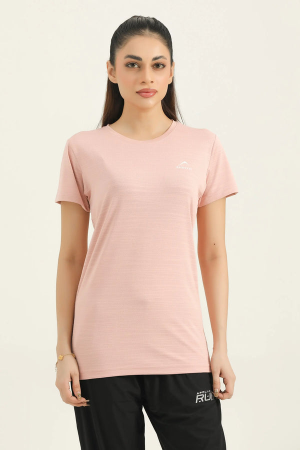 APOLLO Sports T-Shirt Women's - Dri-Fit Polyester 2512 101 020607 Pink