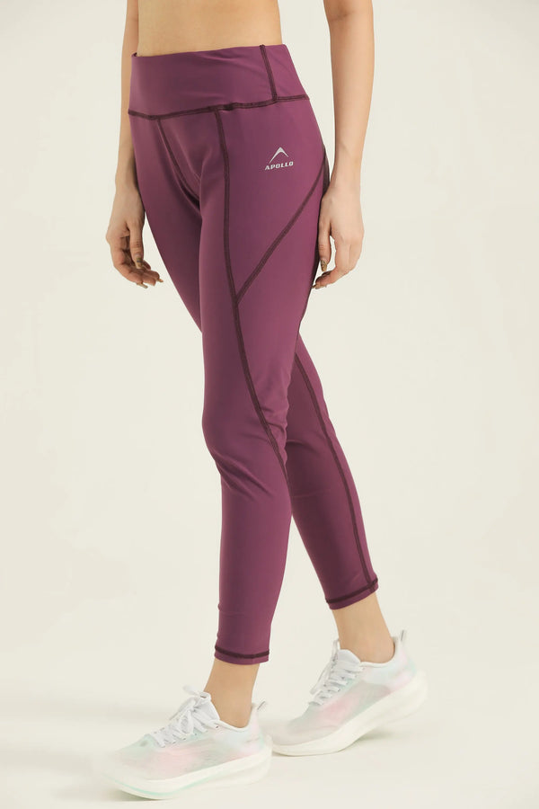 APOLLO Women Yoga Tight - Nylon Lycra 2512 105 081022 Purple
