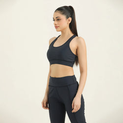 APOLLO Women Sports Bra - Nylon Lycra 2512 105 091022 Navy