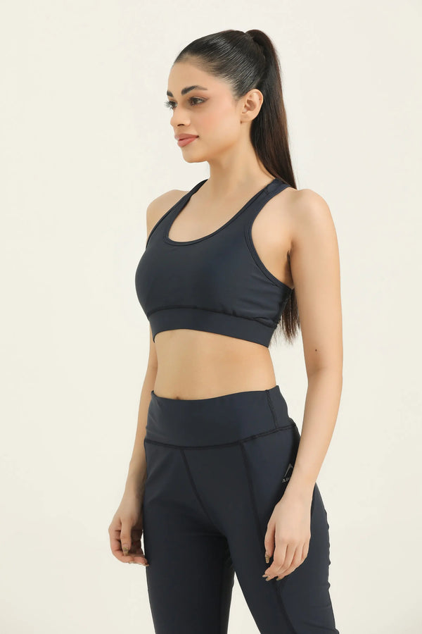 APOLLO Women Sports Bra - Nylon Lycra 2512 105 091022 Navy