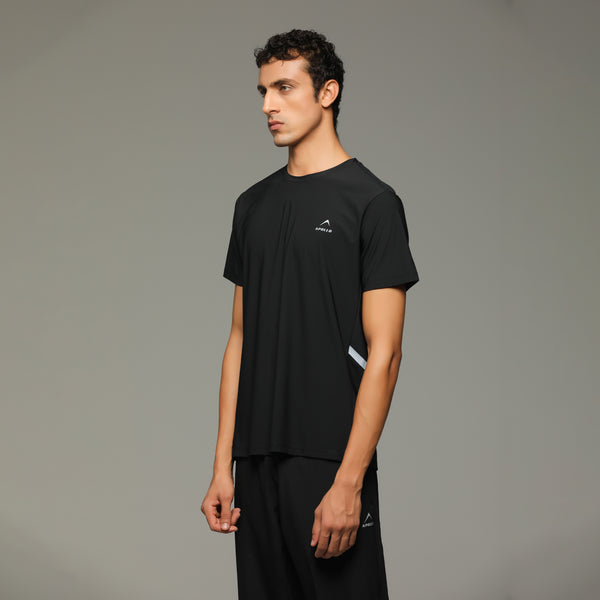 APOLLO Sports T-Shirt Men's - Dri-Fit Nylon 2511 102 021031 Black