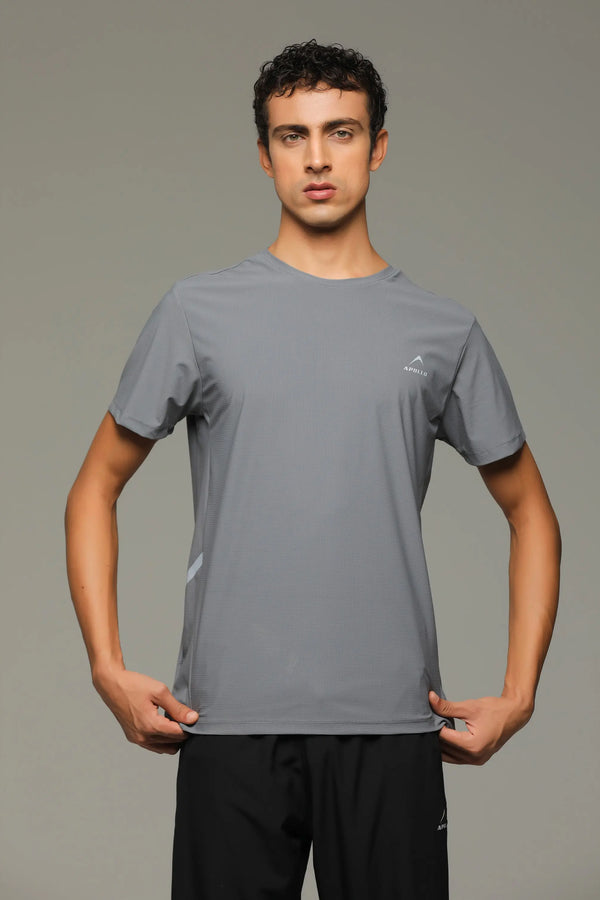 APOLLO Sports T-Shirt Men's - Dri-Fit Nylon 2511 102 021031 - Grey