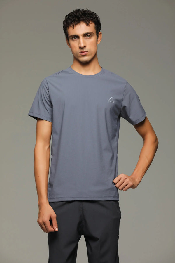 APOLLO Sports T-Shirt Men's - Dri-Fit Nylon 2511 102 021031 - Dark Grey