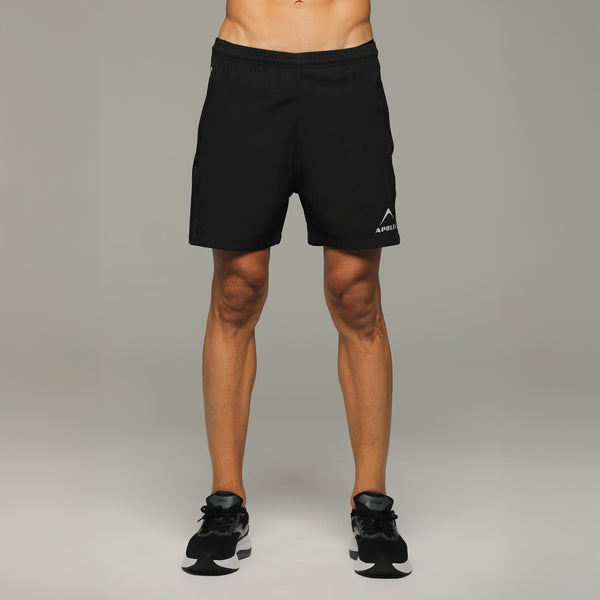 APOLLO Running Short 5 Men's - Micro Twill Polyester 2511 103 160204 Black