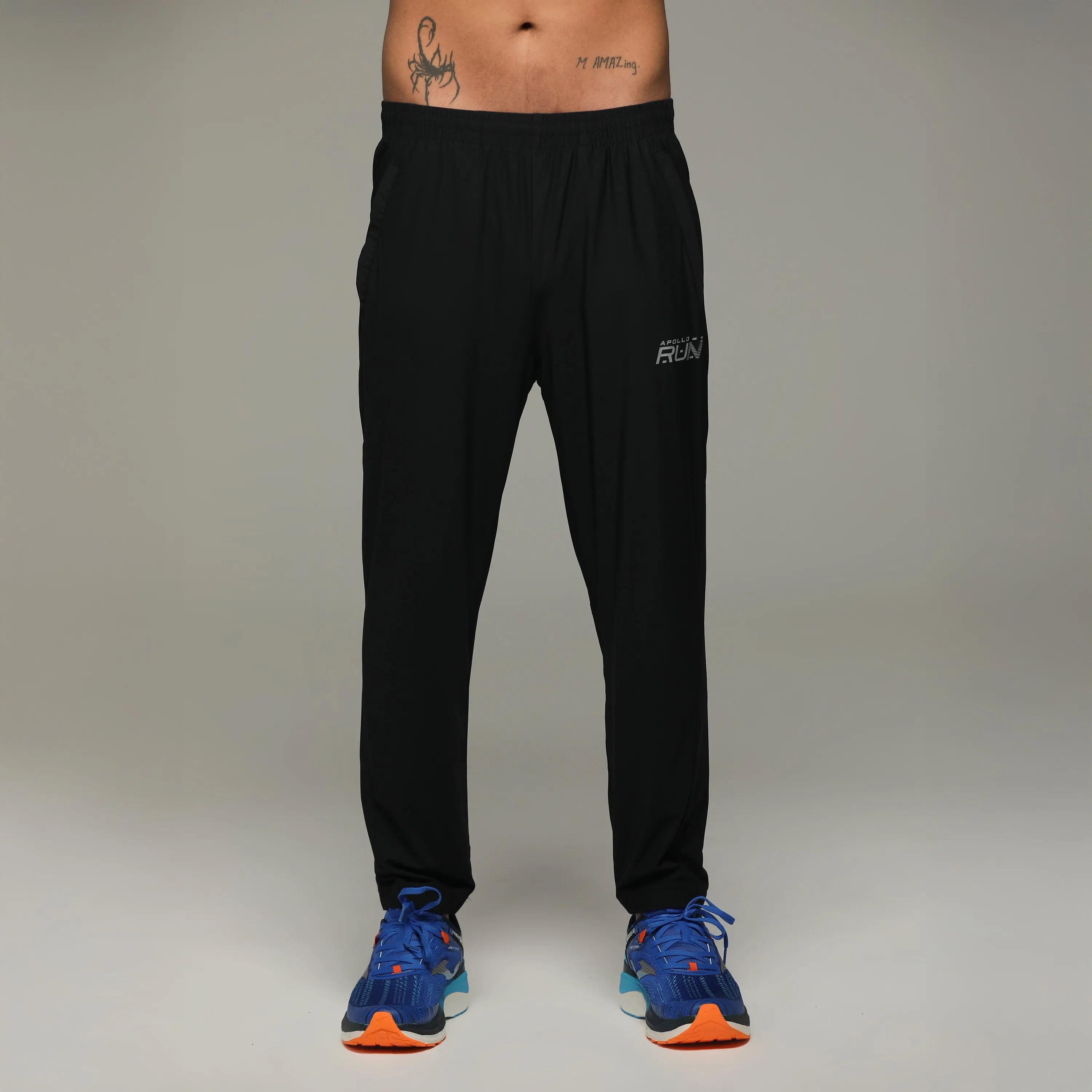 APOLLO Sports Trouser Men's - Micro Stripe Nylon 2511 103 061903 Black ...