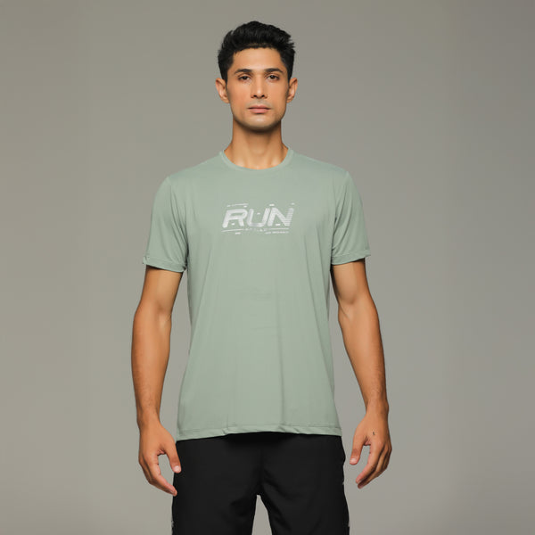 APOLLO Sports T-Shirt Men's - Dri-Fit Polyester 2511 103 020603 Light Green