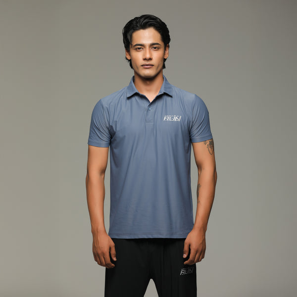 APOLLO Polo Shirt Mens - Nylon Pique 2511 103 031003 Grey