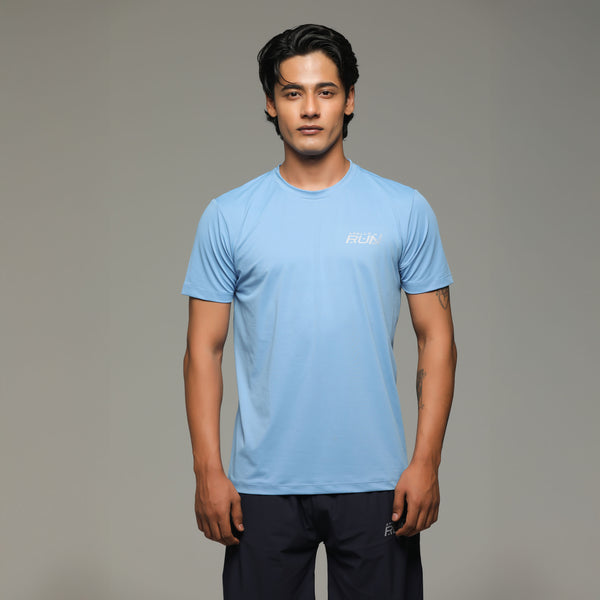 APOLLO Sports T-Shirt Men's - Dri-Fit Polyester 2511 103 020604 Light Blue