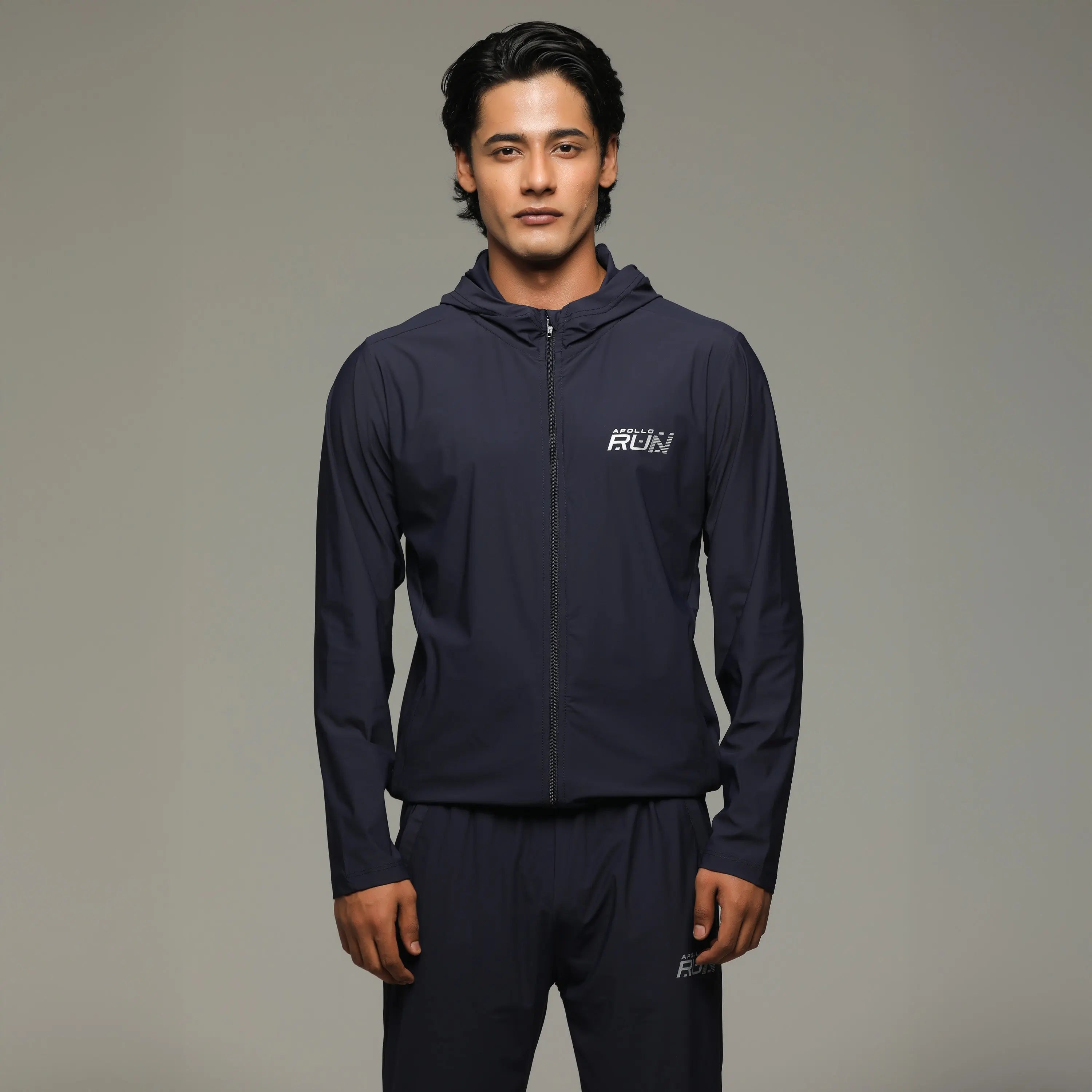 APOLLO Windbreaker Hoodie Men's - Micro Stripe Nylon 2511 103 111903 N ...