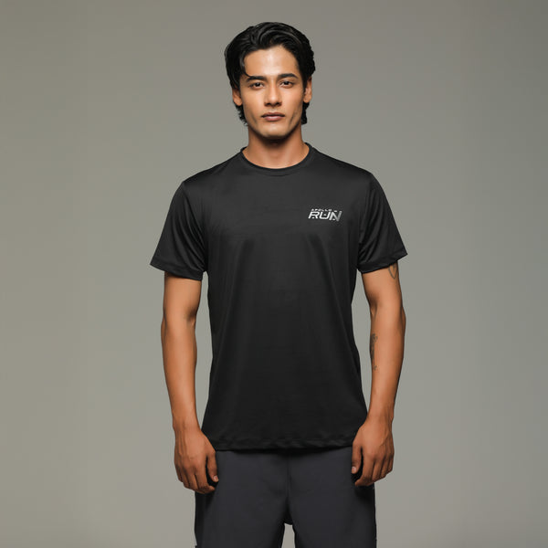 APOLLO Sports T-Shirt Men's - Dri-Fit Polyester 2511 103 020604 Black