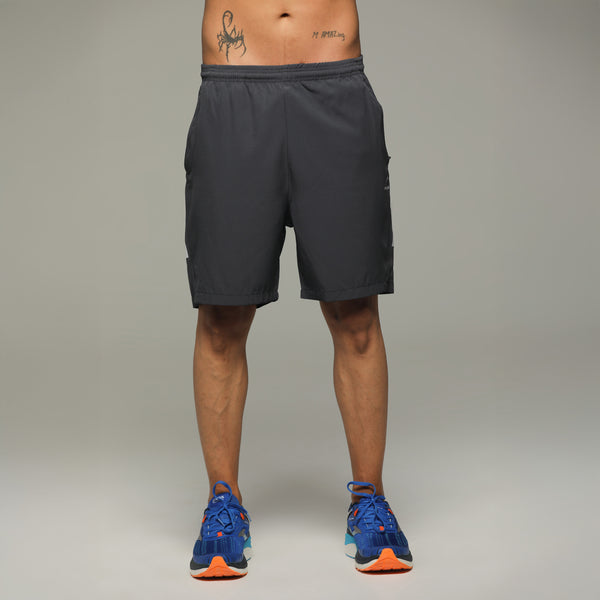 APOLLO Running Short 7 Men's - Micro Twill Polyester 2511 103 040204 Dark Grey