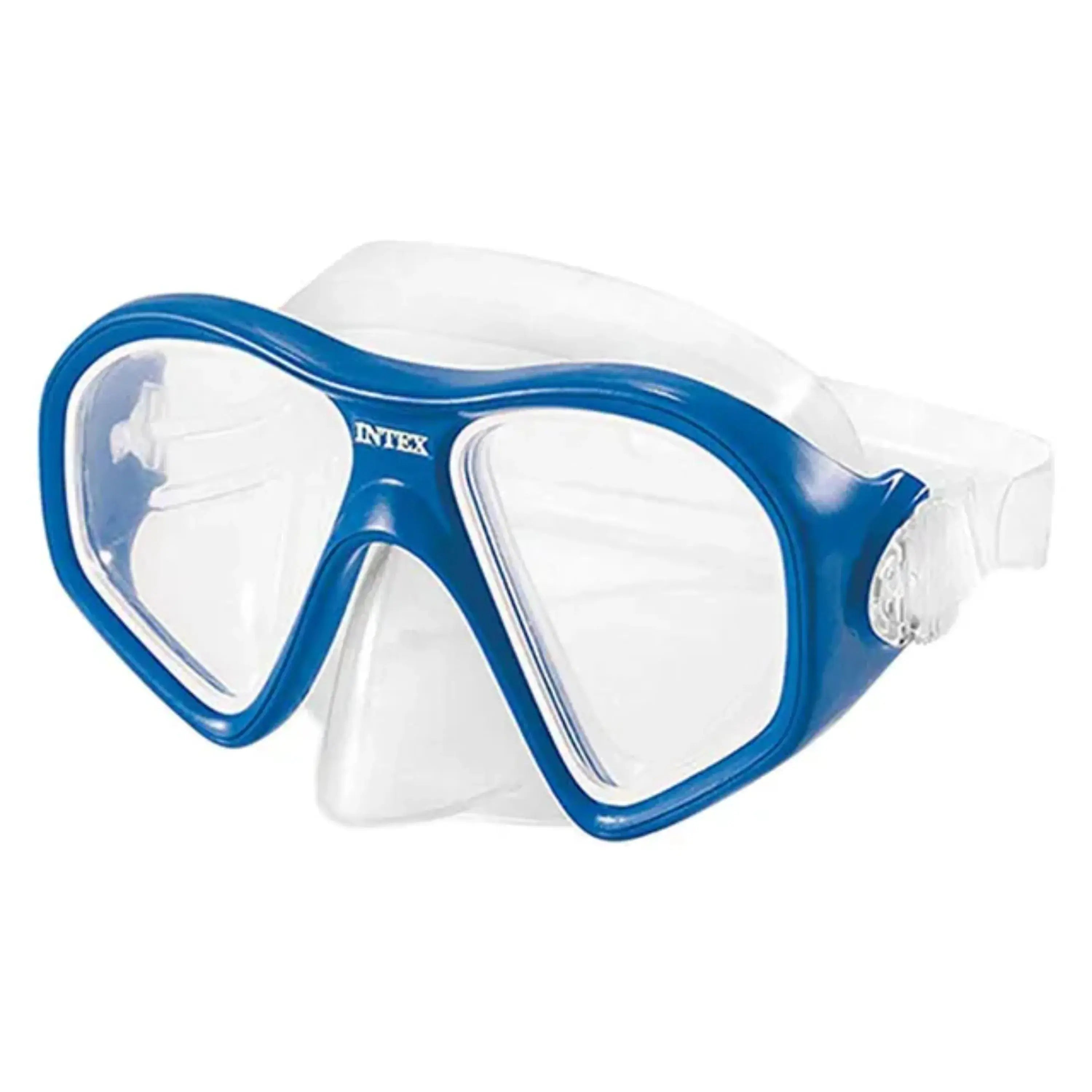 INTEX Swimming Goggle - Reef Rider Mask 55977 Adult white/Blue – Apollo ...