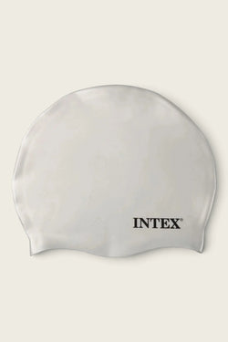 Intex Swimming Cap - Silicon Junior's - White