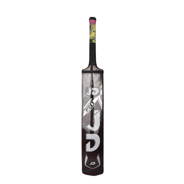 JD Cricket Tapeball Bat - Pro Bat Srilankan Coconut Wood - Brown