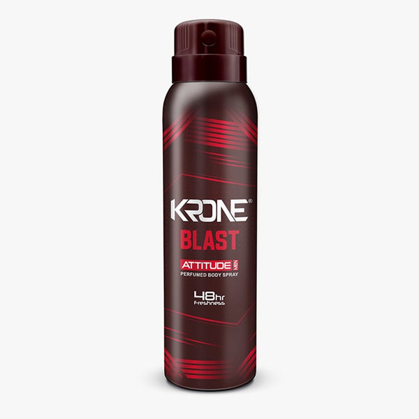 Krone Body Spray - Attitude Blast - Gas Body Spray For Men &amp; Women 150ml