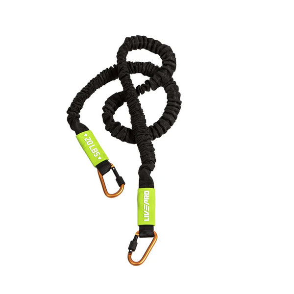 LIVEPRO Latex Resistance Tube - Medium 20LBS Green LP8401