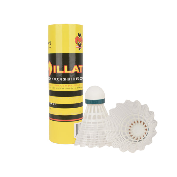 Millat B5 Badminton Nylon Tournament Shuttlecock - 1pc